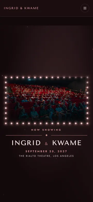 Marquee invitation