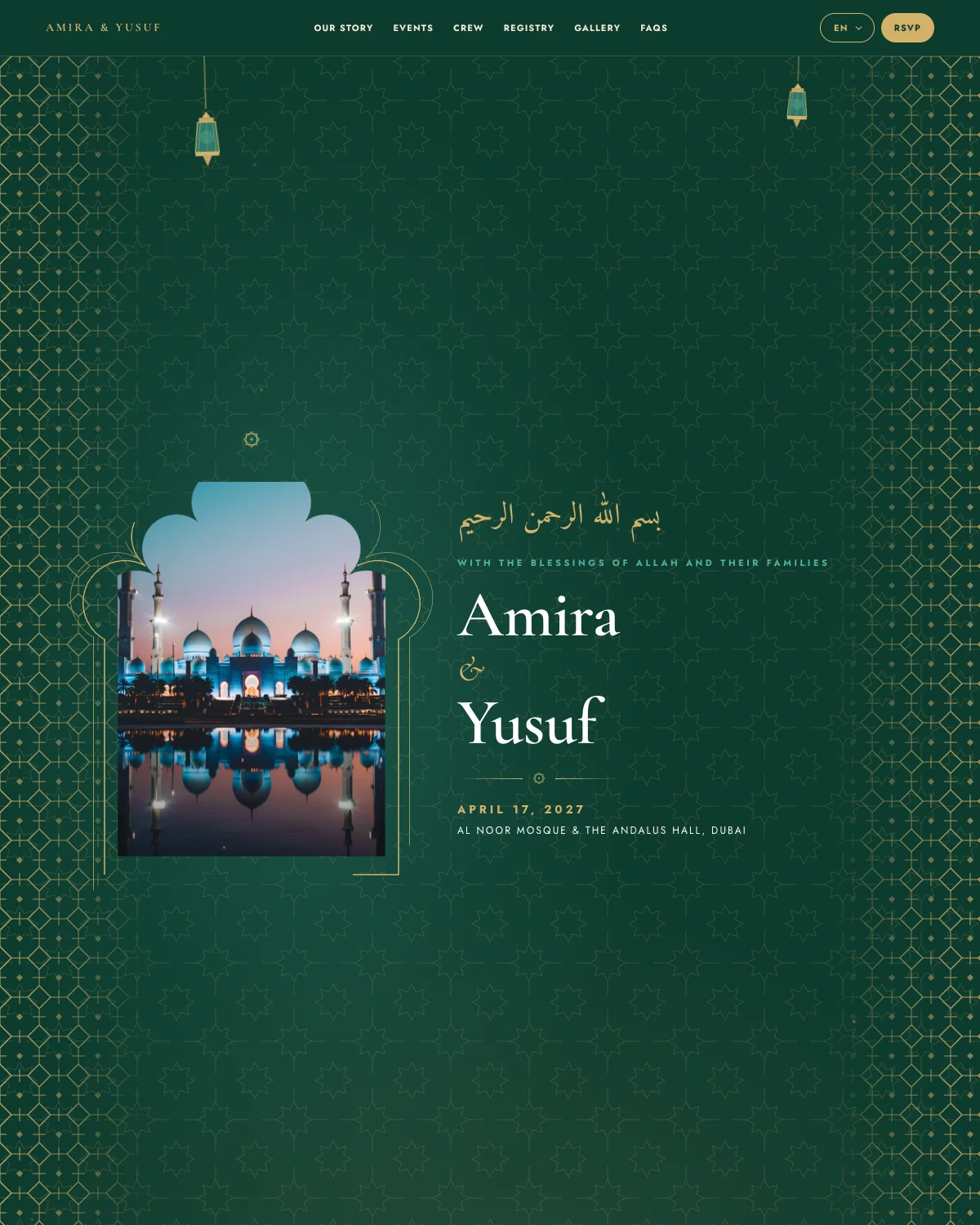 Noor template preview